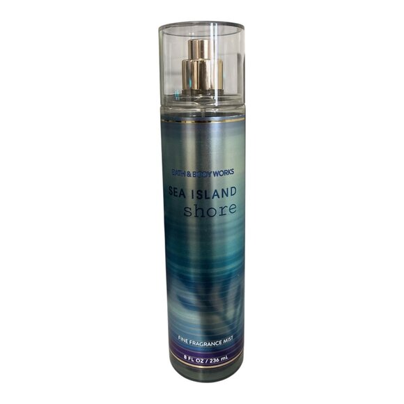Bath & Body Works Sea Island Shore Fine Fragrance Mist 8 fl oz Ocean Musk Clean - Picture 1 of 5